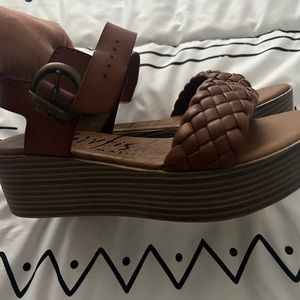Blowfish Wedge Sandals- NEW- 8.5